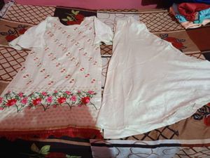 Beautiful Party Wear Kurti Sharara Set