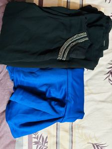 Fixed Long Frock And Western Top Combo