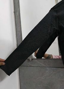 Stylish Gray Long Sleeve Top