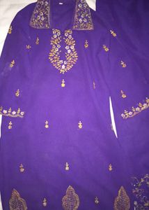 Purple Kurta Set