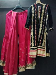 Beautiful✨✨✨✨ Garara Suit Full Stitch