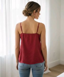 🦩Flamingo Pink Embroidered Camisole Top🦩