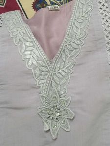 Salwar Set With Lace Work - M Size