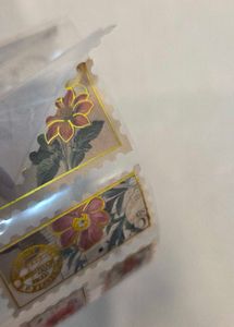 Vintage Stamp Stickers Sheet