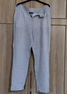 Marks &amp; Spencer Linen Tapered Trousers