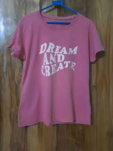 Pink Graphic T-Shirt