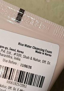 The Face Shop Rice Water Bright Cleanser