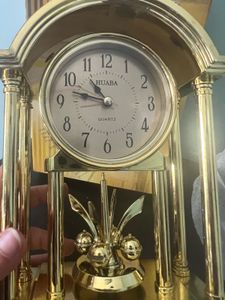 Huaba Gold Quartz Mantel Clock