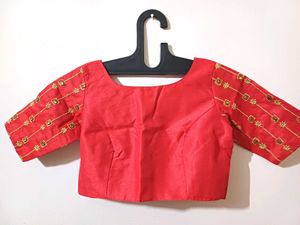 💥🆕️ Red Embroidered Blouse