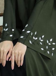 Elegant Olive Green Abaya