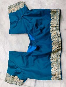 Blue color Silk blouse