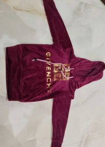 Givenchy Velvet Hoodie