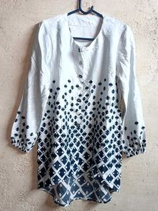 Ladies Fashion Casual Top Multicolour