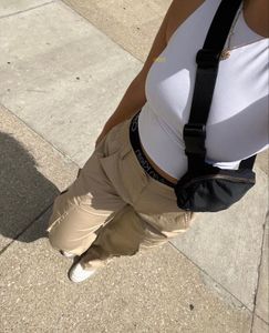 black fanny pack
