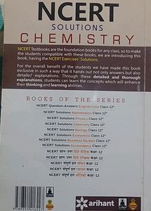 NCERT SOLUTIONS CHEMISTRY CLASS 12