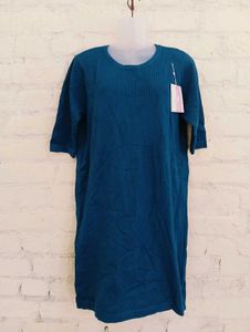 Aqua Blue Wool Vest