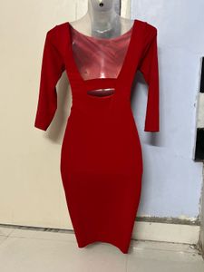 Pintrest Imported Red Bodycon Dress