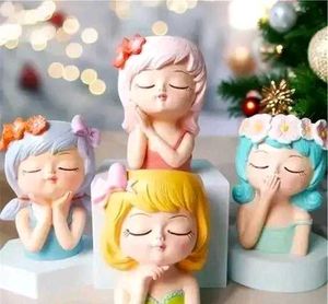 Cute Girl Succulent Planters