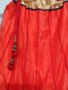 Velvet And Organza Lehenga