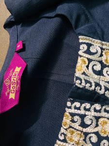 Blue Embroidered Kurta Set