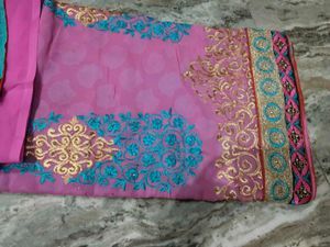 Pink &amp; Turquoise Indian Outfit
