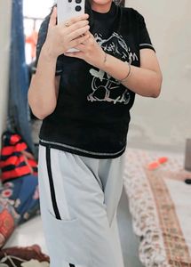 LAABHA Graphic Tee & Track Pants