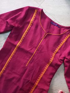 Pink Beautiful Kurti