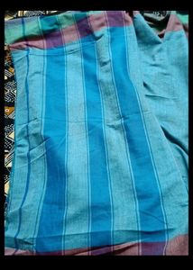 Saree With Sleeveless Blouse