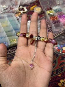 Colorful Crystal Beaded Bracelet