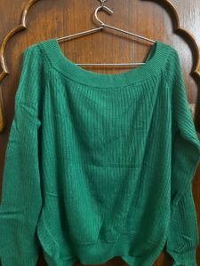 Green Knit Sweater