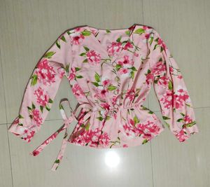 Floral Print Long Sleeve Top