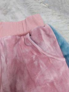 Pink &amp; Blue Kids' Velour Pants