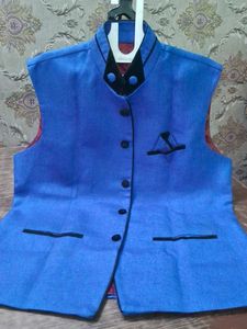 Jacket Blue Nehru Vest - Stylish &amp; Unique