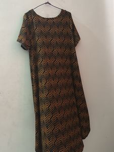 Patterned Casual Dress