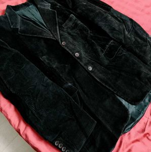 Ninomantelli Men Black Corduroy Blazer