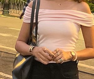 Pink Off-Shoulder Top