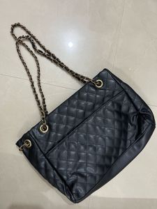 Black Quilted shoulder bag