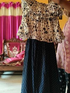 Floral &amp; Polka Dot Dress
