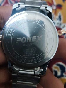 Silver Tone Dress Watch