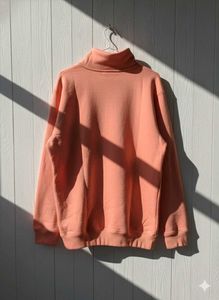 Rodzen Salmon Mock Neck Sweatshirt