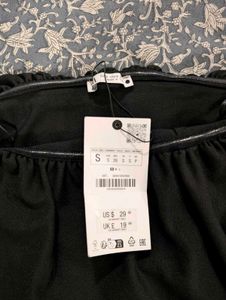 Zara Ruffled Tube Top New With Tag