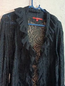 Women&#39;s See-through Fashion Lace Shrug Black 🖤