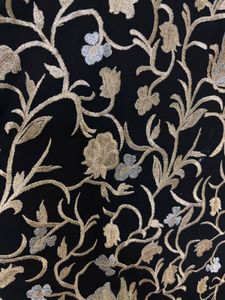 Black &amp; Green Georgette Pyjami Suit