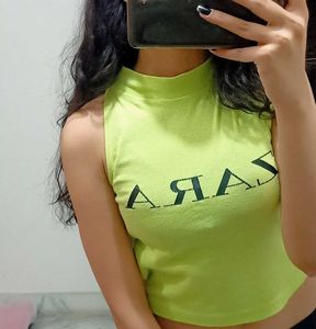Green Halter neck top😍