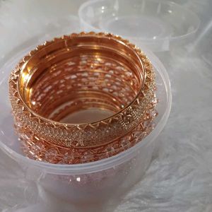 Set of Rose Gold Bangles