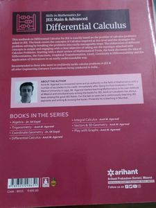 Integral Calculus And Differential Calculus For JEE main&amp;Advanced From Arihant Publications
