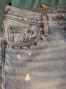 Distressed Denim Jeans