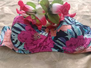 Floral Print Bra