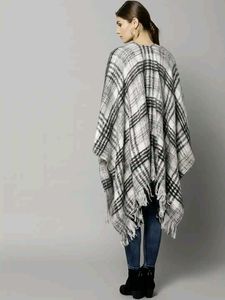 Checkered Kimono Cover-Up