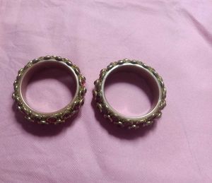 Pair Of Heavy Stone Work Kade